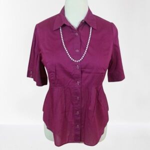 Soft by Avenue Button Down Blouse. NWOT